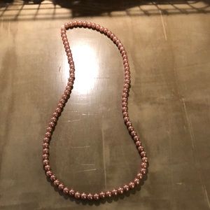 Handmade necklace bronze beads